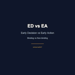 ED vs EA 차이 — 나에게 맞는 전형은?