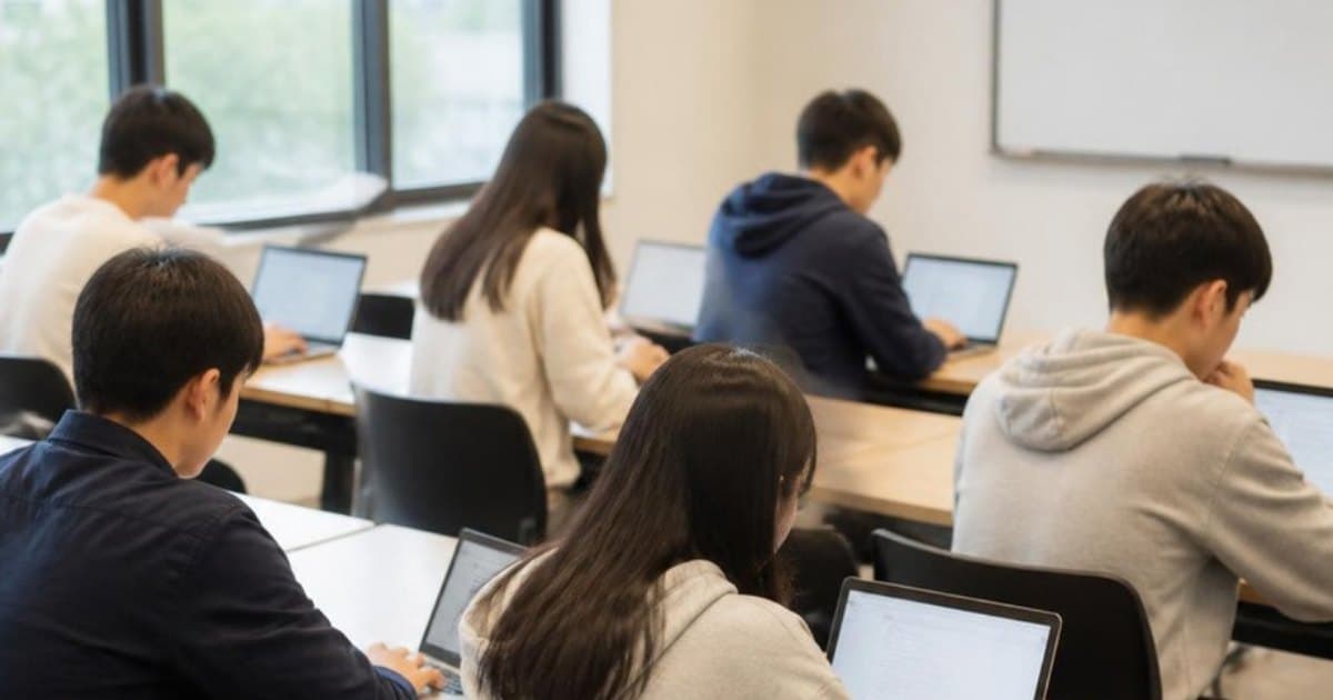 강남 SAT 학원 비교 — 디지털 SAT 모의고사를 치르는 강남구 학원 강의실