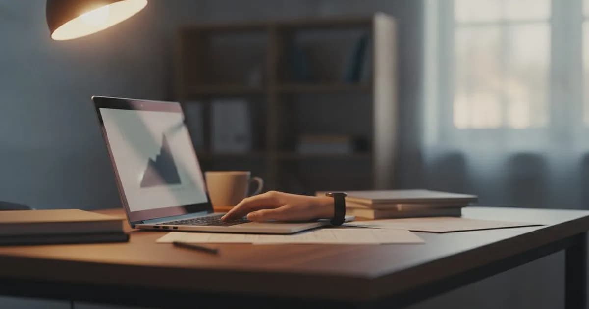 SAT Desmos 계산기 — 그래프 화면을 띄운 노트북 앞의 학생