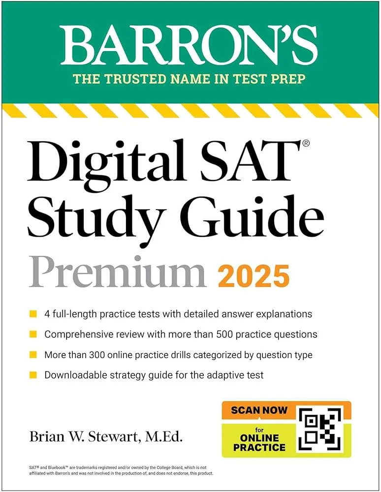 SAT 책 — Barrons SAT Premium