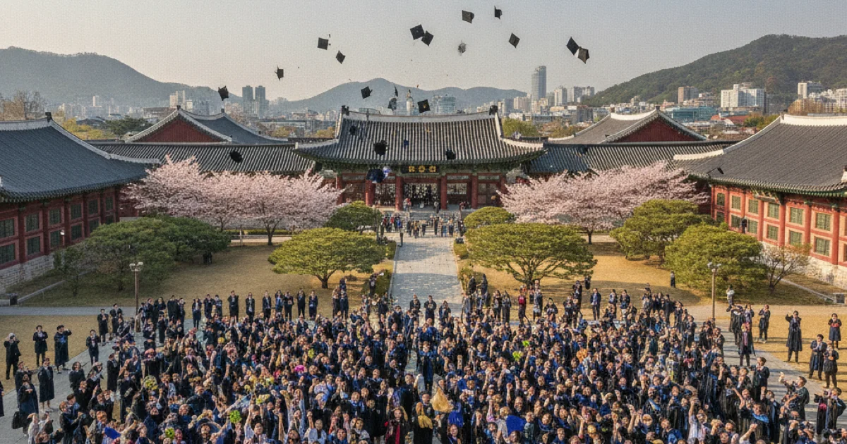 외국인 전형 — 대학 졸업식